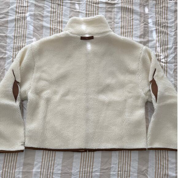 TAYLOR SWIFT NWT | Life is a Willow Zip Up Sherpa Fleece Coat Jacket | size L - Picture 4 of 8